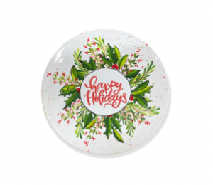 Naperville Holiday Wreath Plate