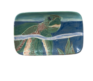 Naperville Swimming Turtle Plate