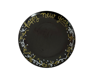 Naperville New Year Confetti Plate