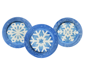 Naperville Paper Snowflake Plate